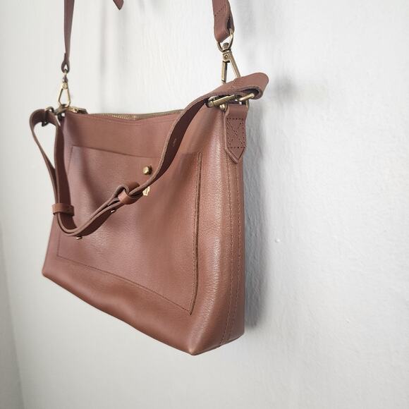 NEW Madewell Transport Crossbody Shoulder Bag English Saddle - Picture 5 of 16